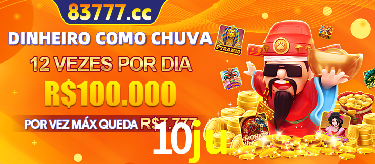 Banner do programa de recompensas Recomende para amigos do 10ju, detalhando os bônus por convidar amigos, com prêmios que chegam a R$288.888.